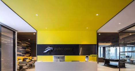 3000㎡中關(guān)村通航大廈辦公樓，材料和空間的對(duì)話！