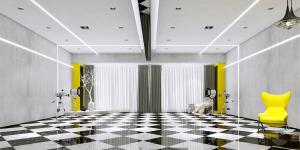 龍光世紀小木馬兒童攝影，現代簡約風格，極富科幻立體感