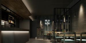 青秀區(qū)桂雅路湘菜館裝修，大空間空中閣樓設計！